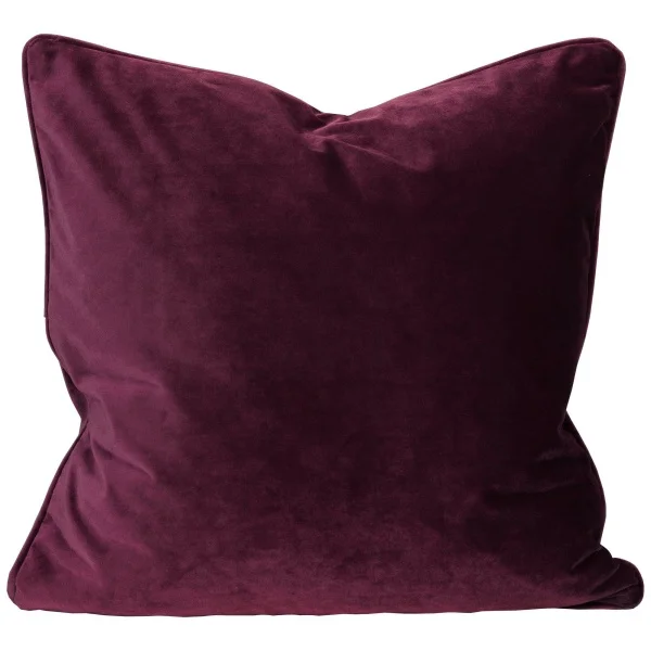 Elise Kuddfodral Vinröd 60x60cm