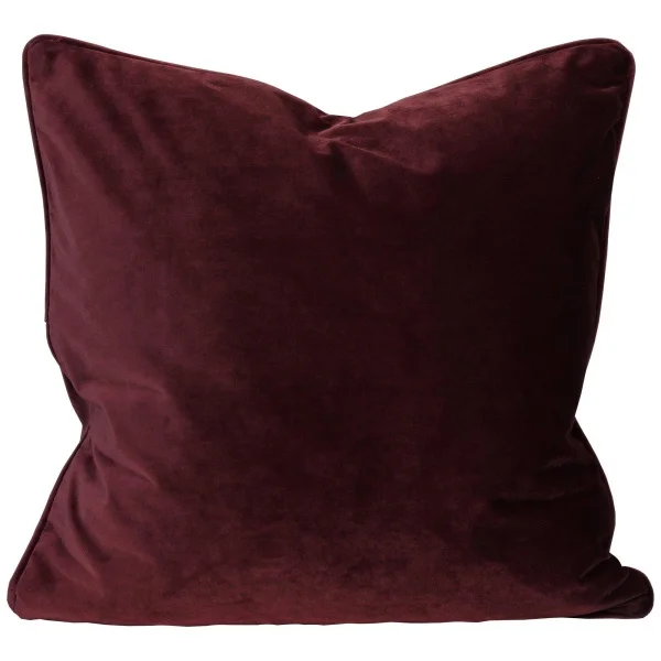 Elise Kuddfodral Vinröd 60x60cm