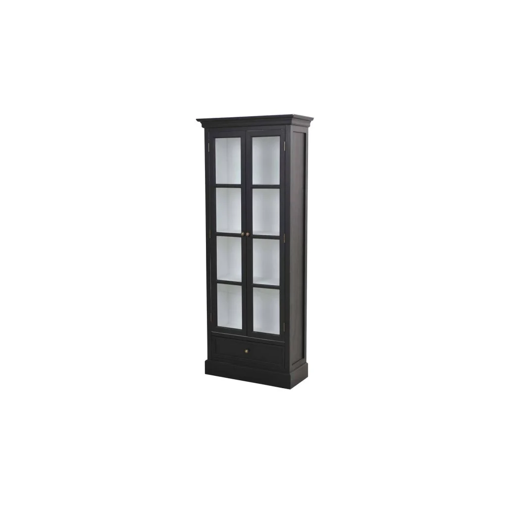 Bristol Vitrin 70x172cm Antiksvart