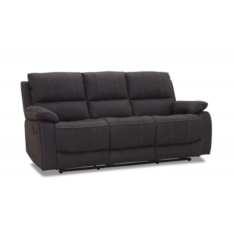 Kansas 3-sits Reclinersoffa Grafitgrå