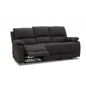 Kansas 3-sits Reclinersoffa Grafitgrå
