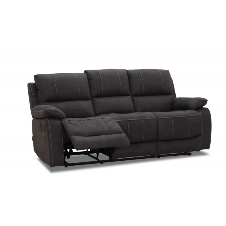 Kansas 3-sits Reclinersoffa Grafitgrå