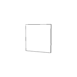 Cube Dörr Låg Vitlack
