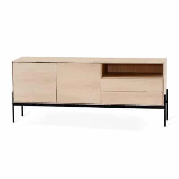 Skänk/Sideboard Ale 185x45cm Vitoljad Ek
