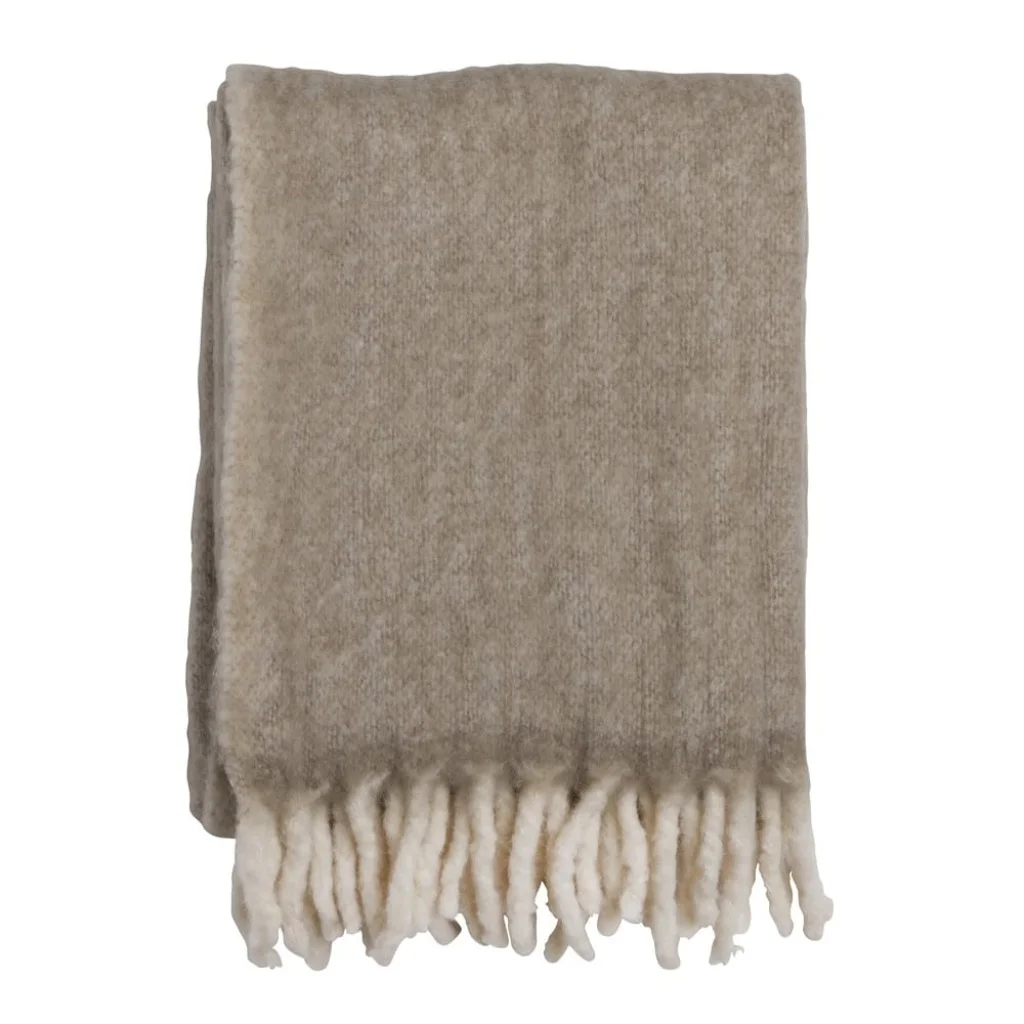 Pläd Morgan Beige