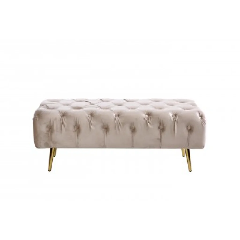 King Sitpuff 103cm Grå Sammet