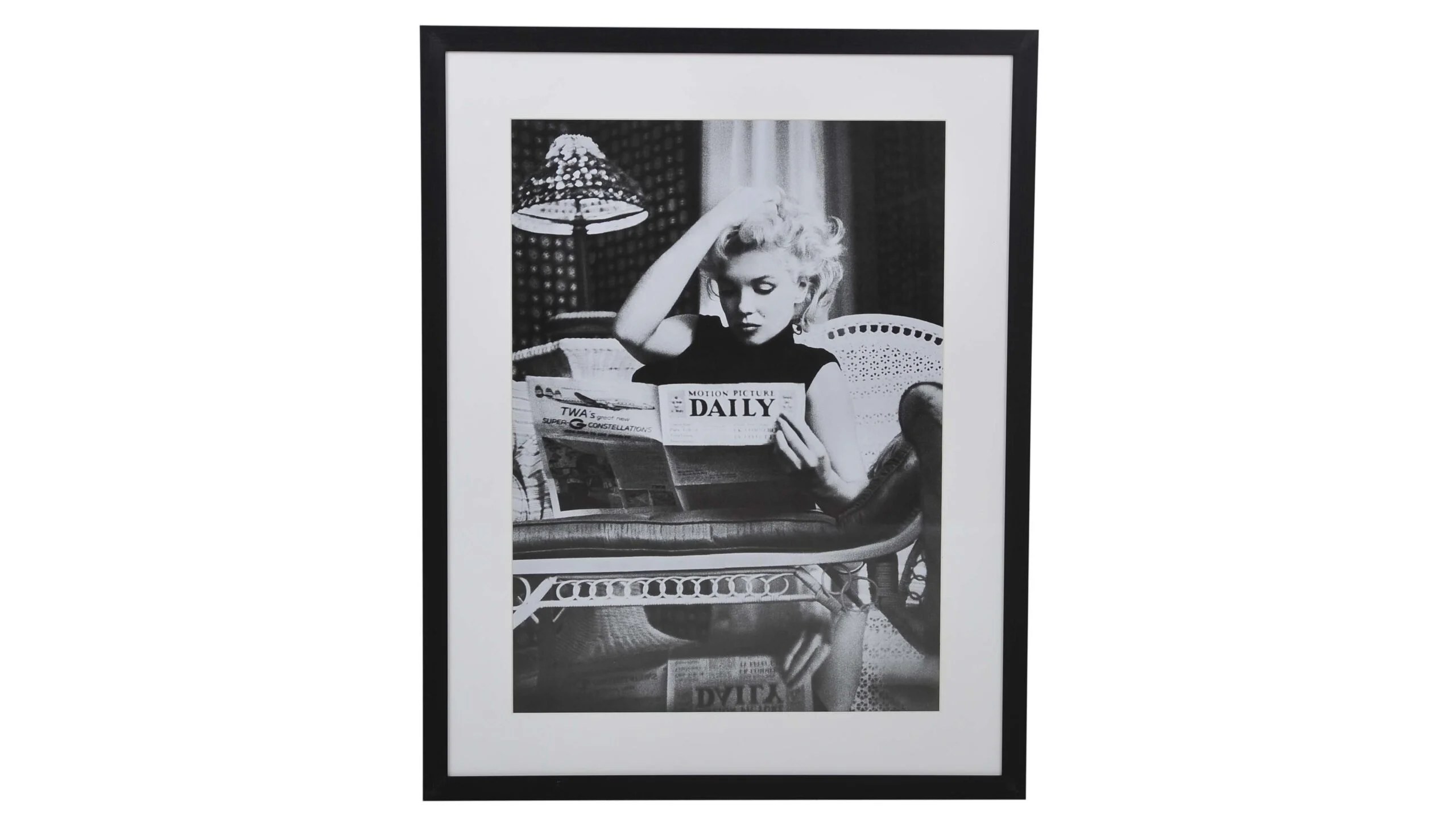 VILLA Tavla Marilyn dailey news, 70x90-