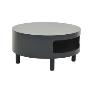 GEMINI Soffbord svart, Ø47