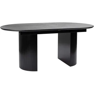 CHIBA Matbord m butterfly i svart ask