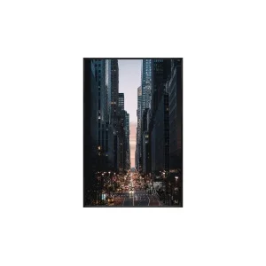 BILDE In the City,80x120, glas m ram
