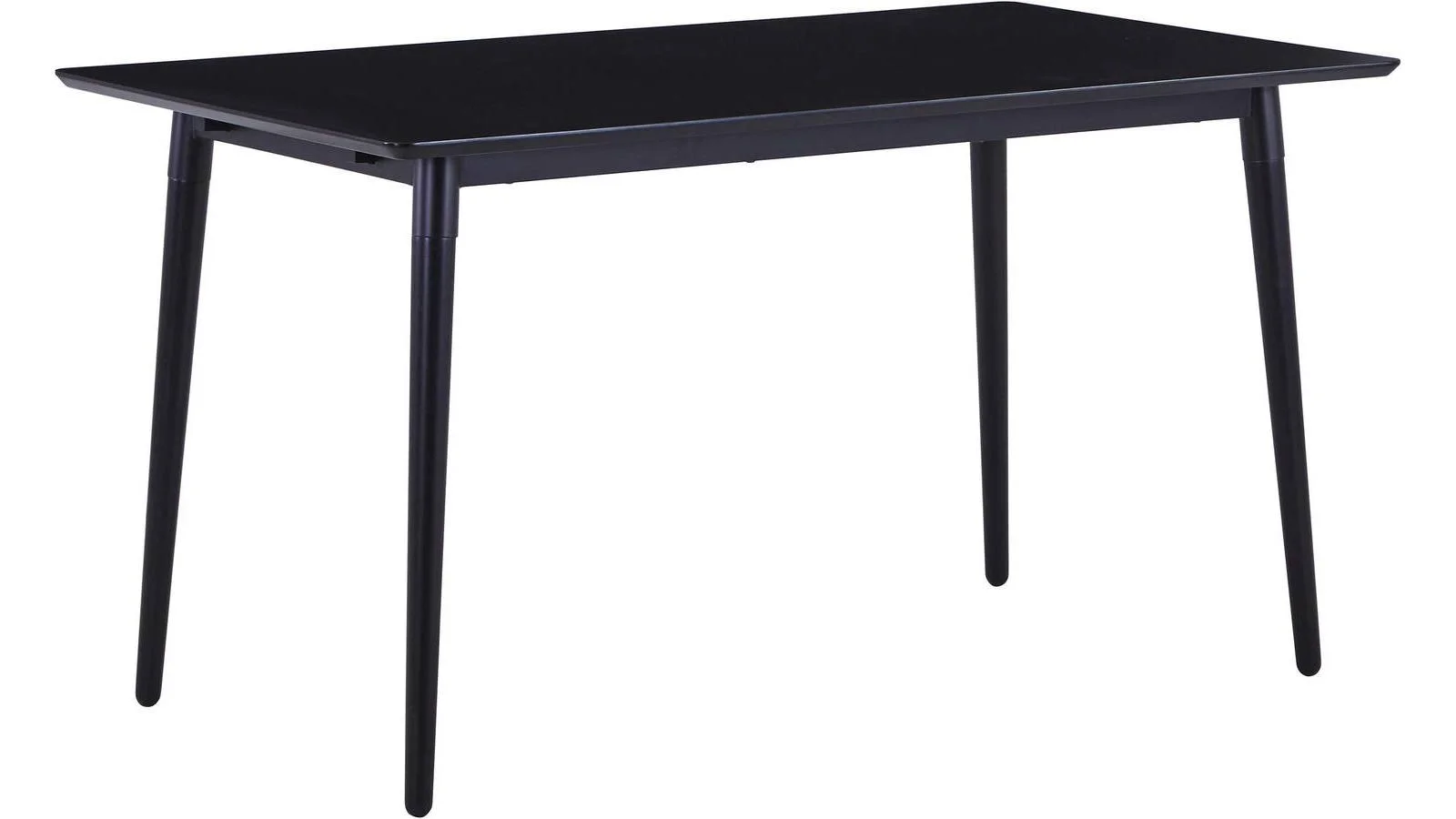 VIKEN Matbord140X80 svart ask melamin