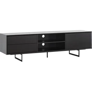VISION Tv bänk svart 180x42x50