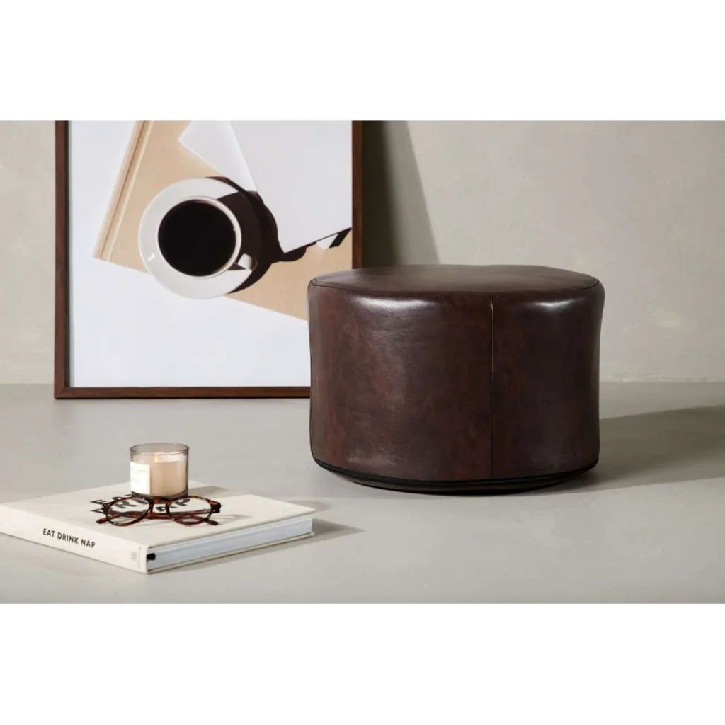 Eastport Sittpuff/Puff - Mörk Brun / PU