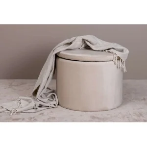Dunken Puff - / Beige Sammet
