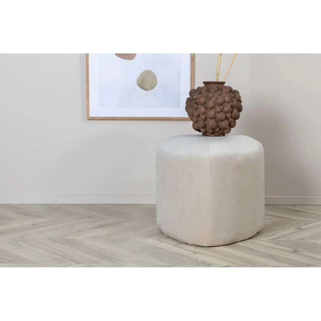 Peg Puff - / Beige Sammet