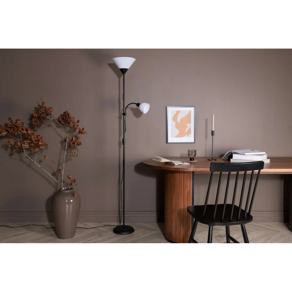 Bagasi -Golvlampa - Svart/Vit