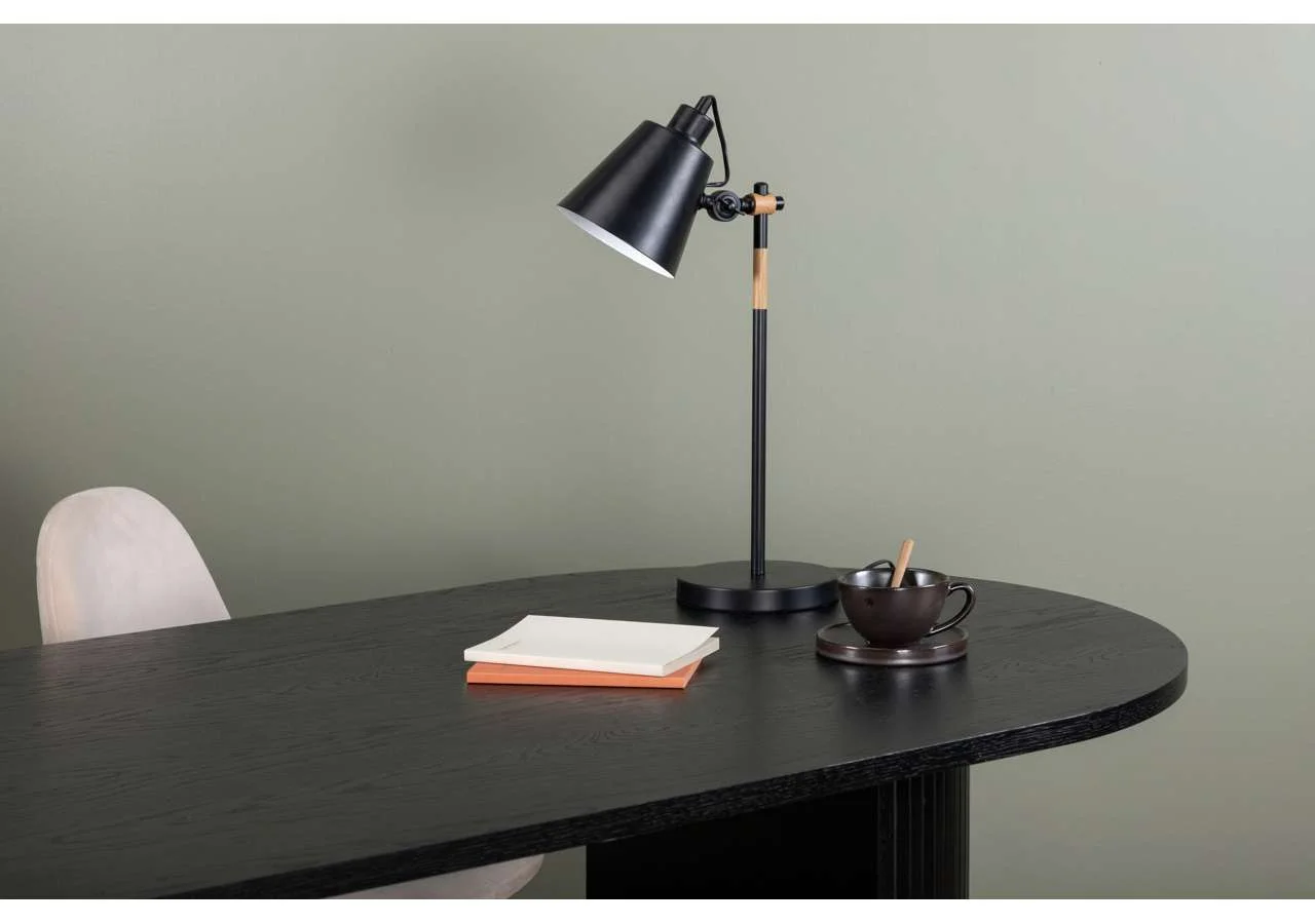 skott -Bordslampa - Svart/Svart