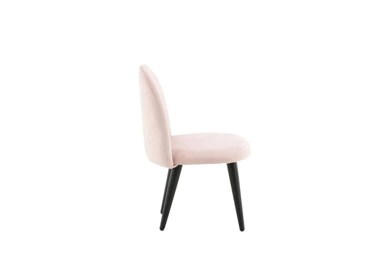 Velvet Barnstol - Rosa Sammet