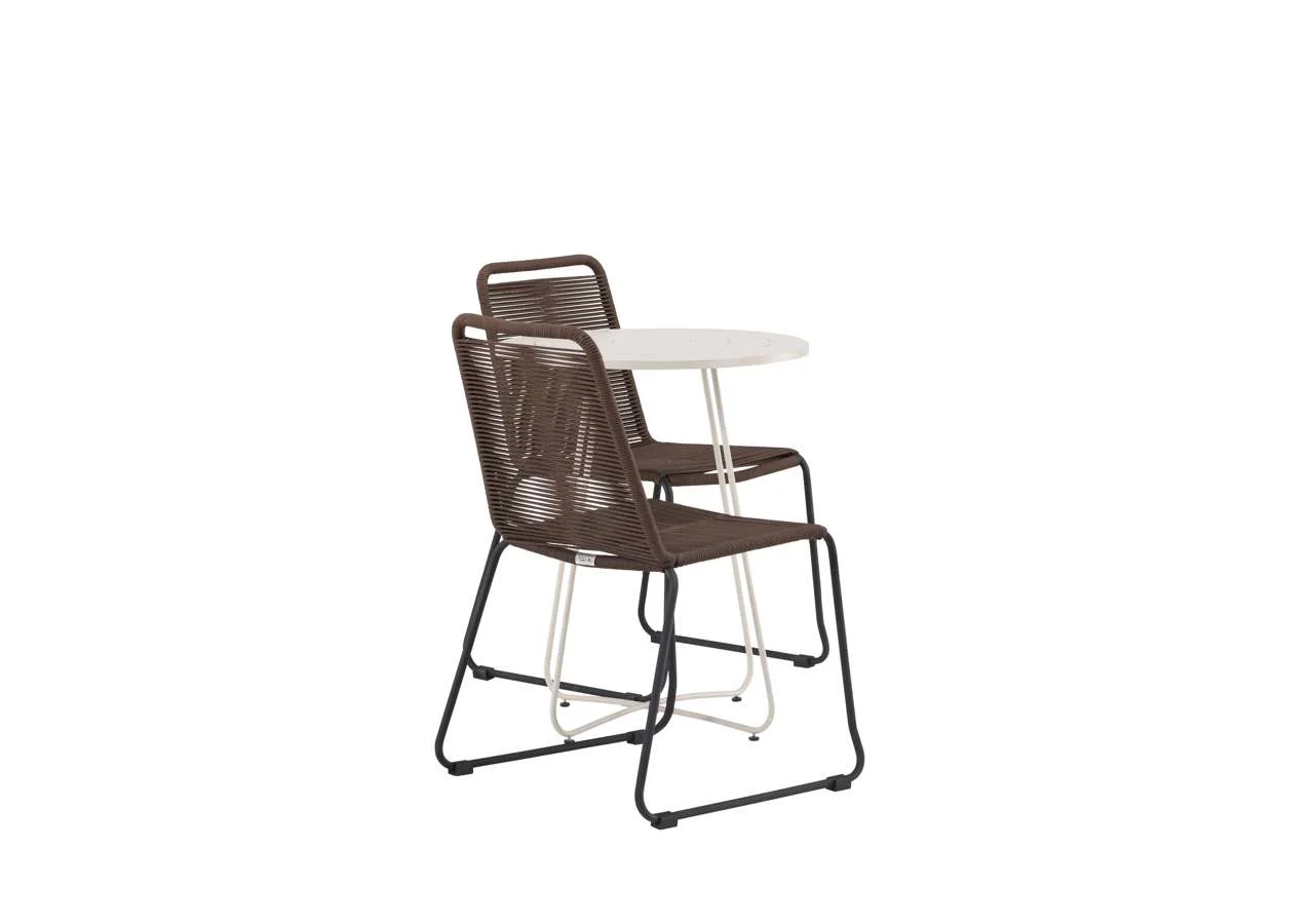 Bacong Caféset med Lindos matstol