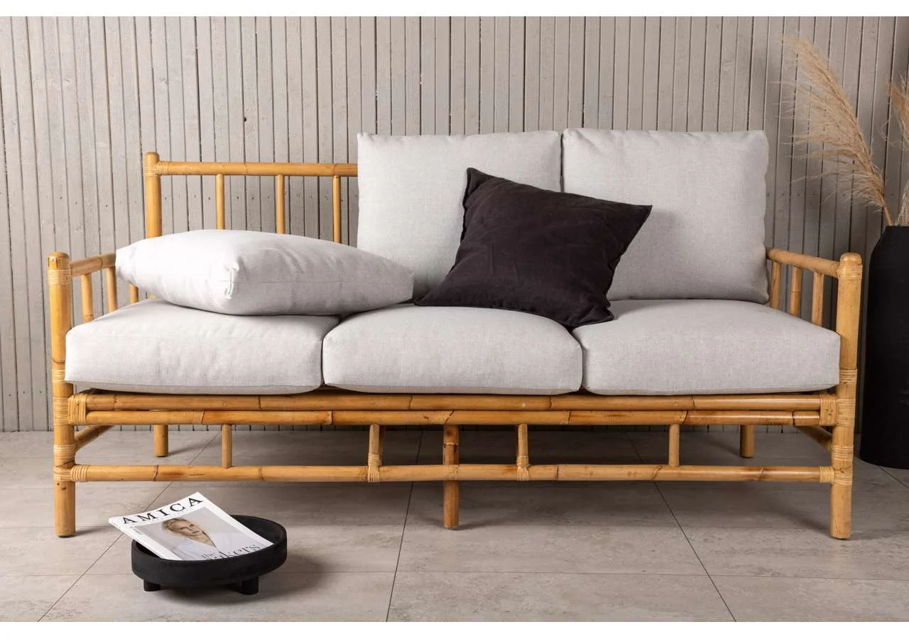 Cane 3-sits Soffa