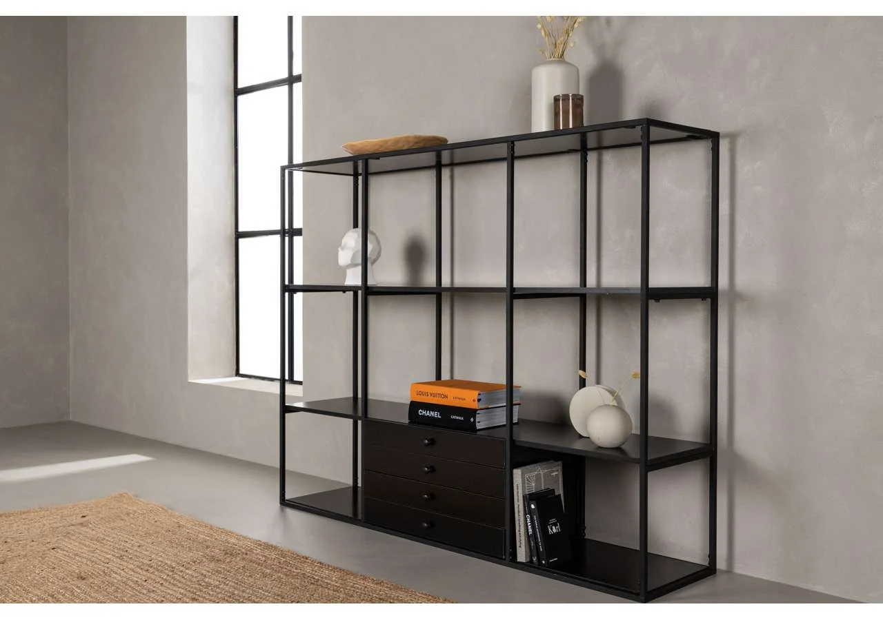 Amaraillo Sidobord - Svart / Metal / MDF