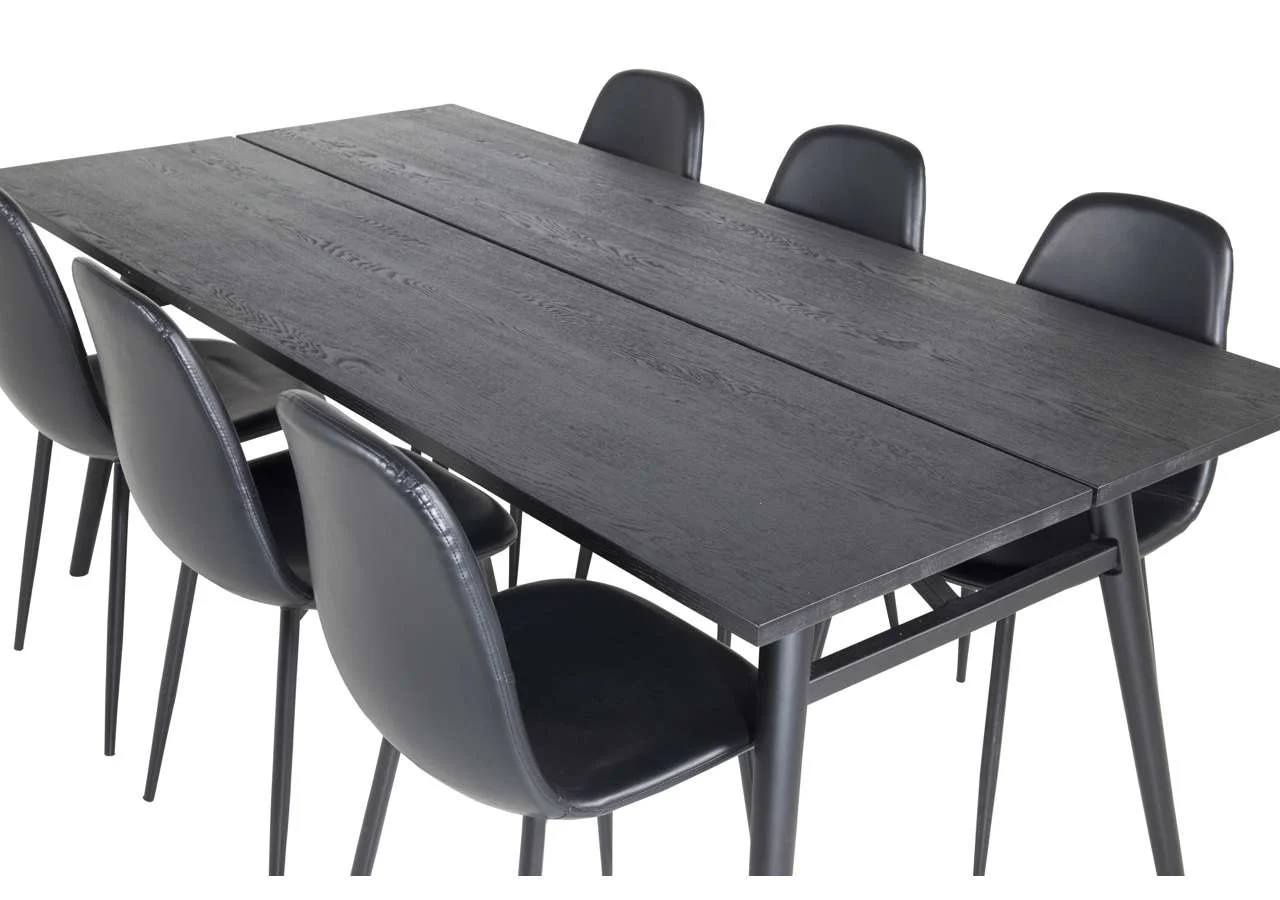 Sleek Matbord med Gulvi Matstolar