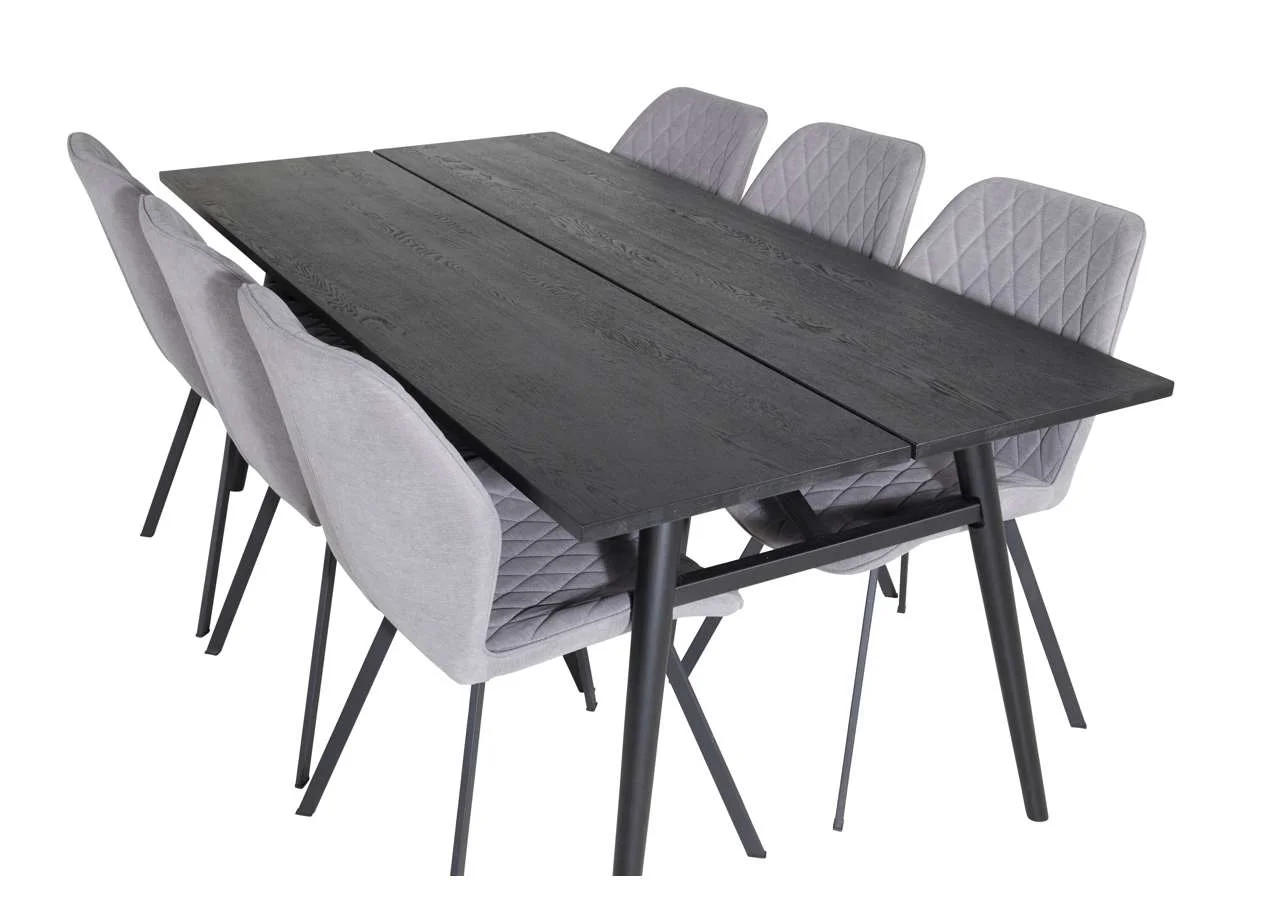 Sleek Matbord med Gemma Matstolar