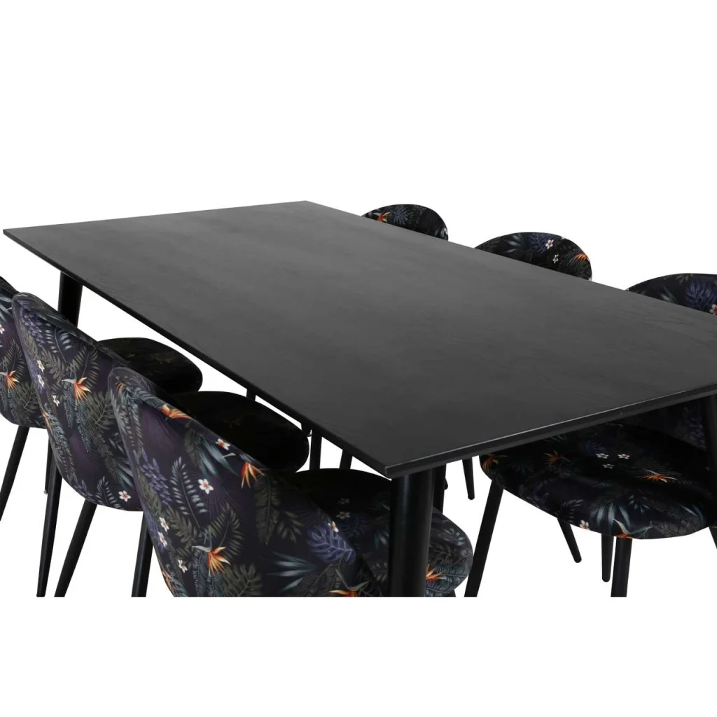 Dipp Matbord med Flower Matstolar