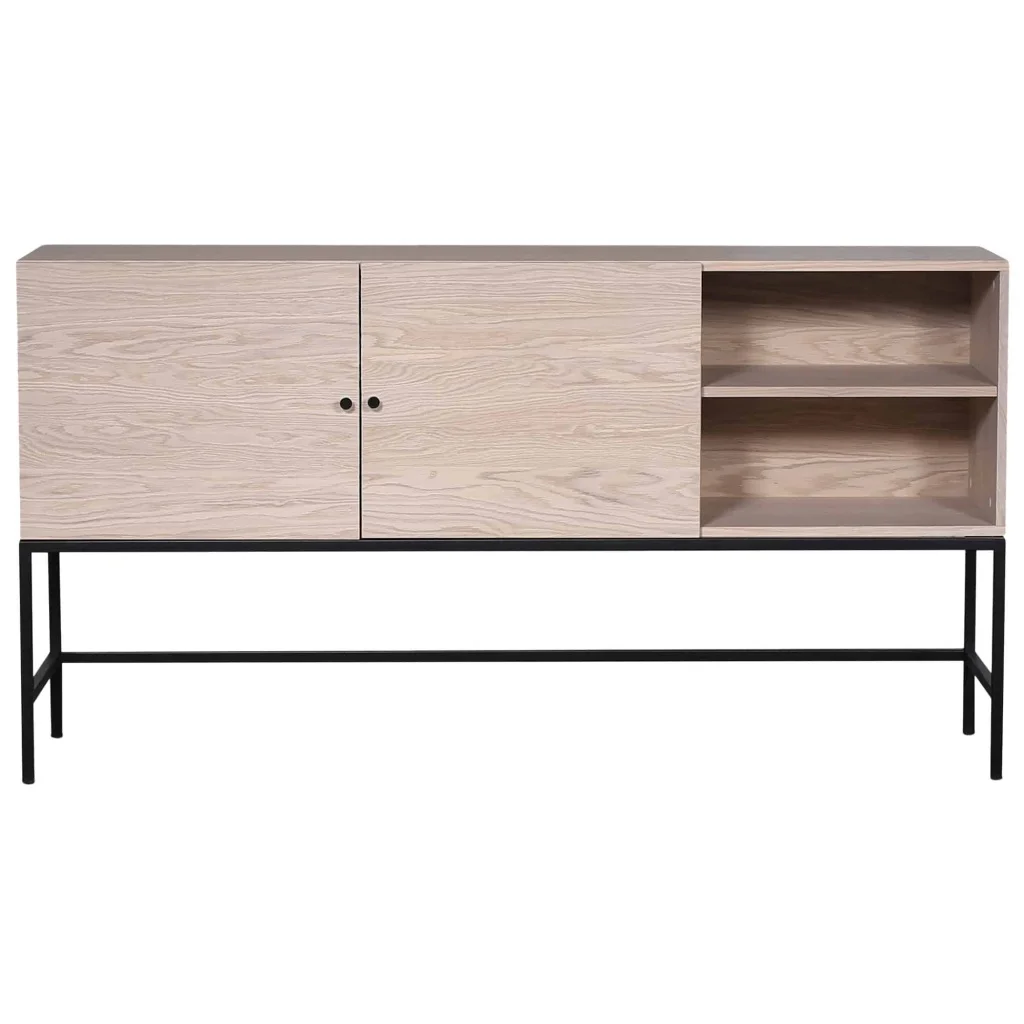 Brooklyn Sidobord -  - Vitoljad ek
