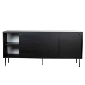 Store Sidobord -  - Svart