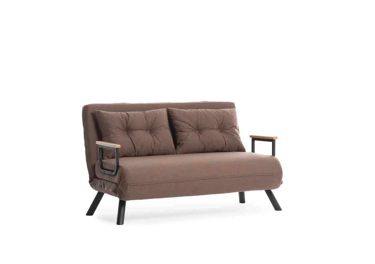 Sando 2-sits bäddsoffa - Ljusbrun