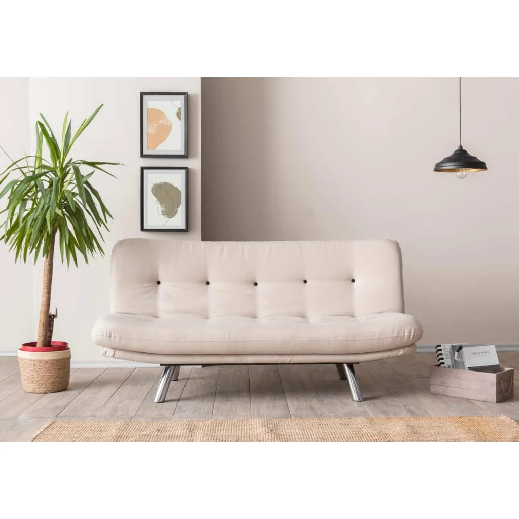 Misa 3-sits bäddsoffa - Cream