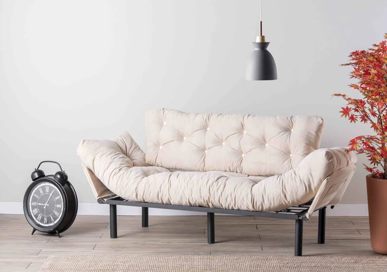Nitta 2-sits bäddsoffa - Cream