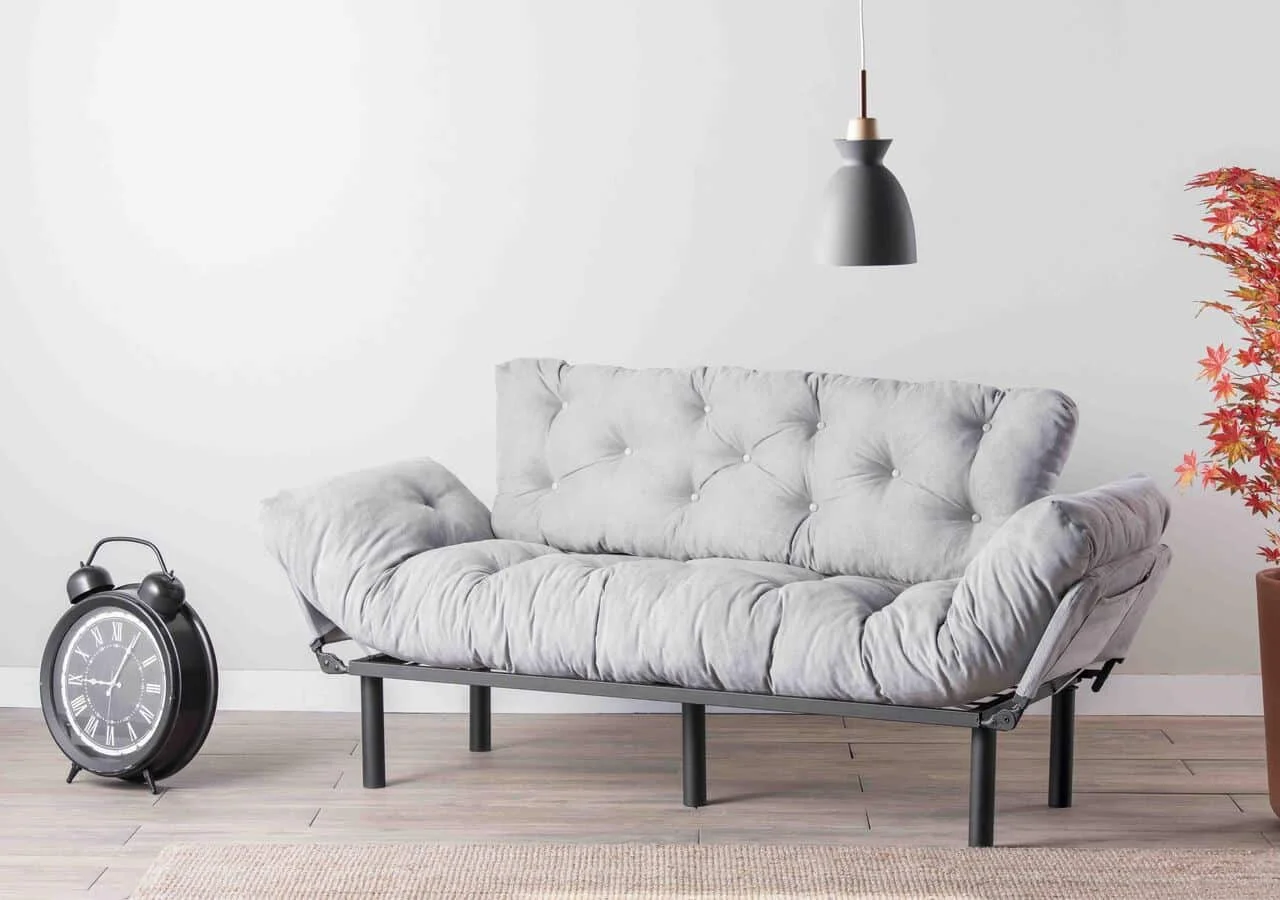Nitta 2-sits bäddsoffa - Grå