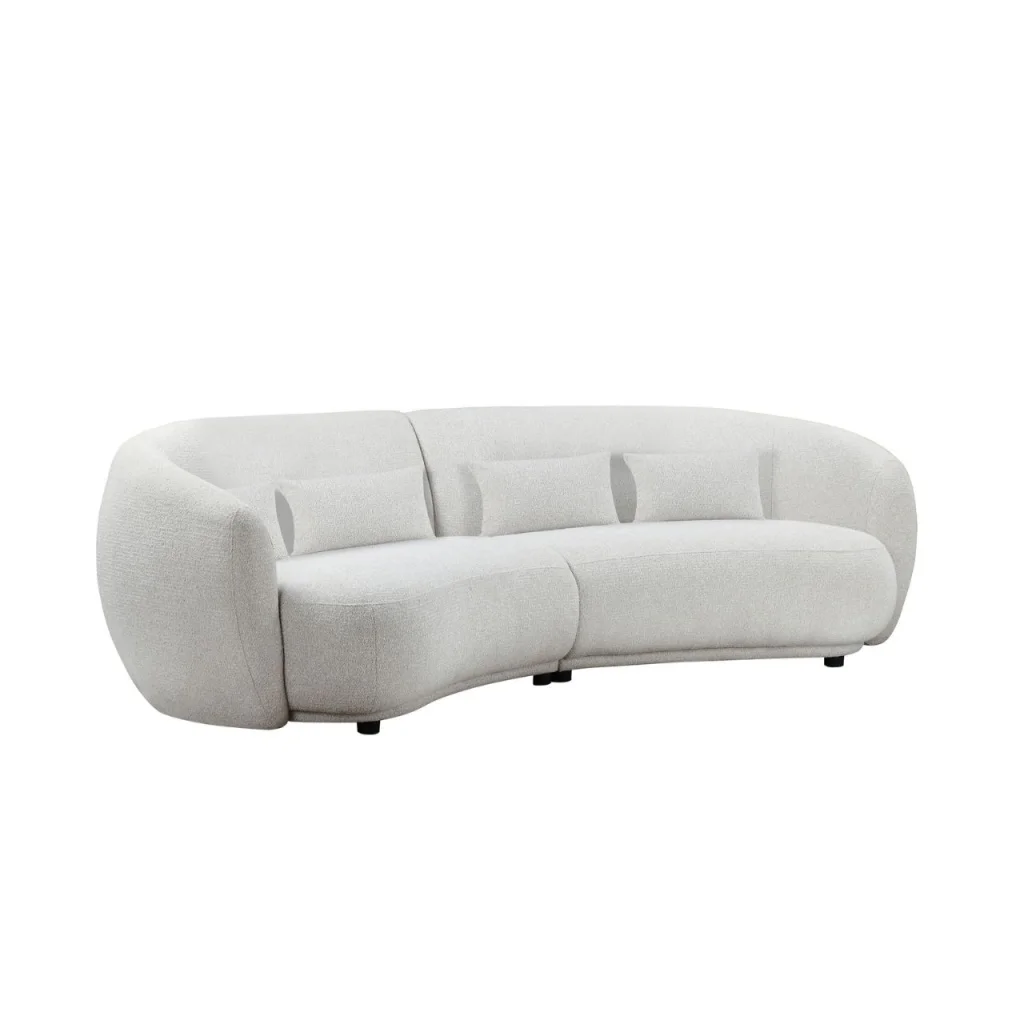 MILANO Soffa i tyg creme