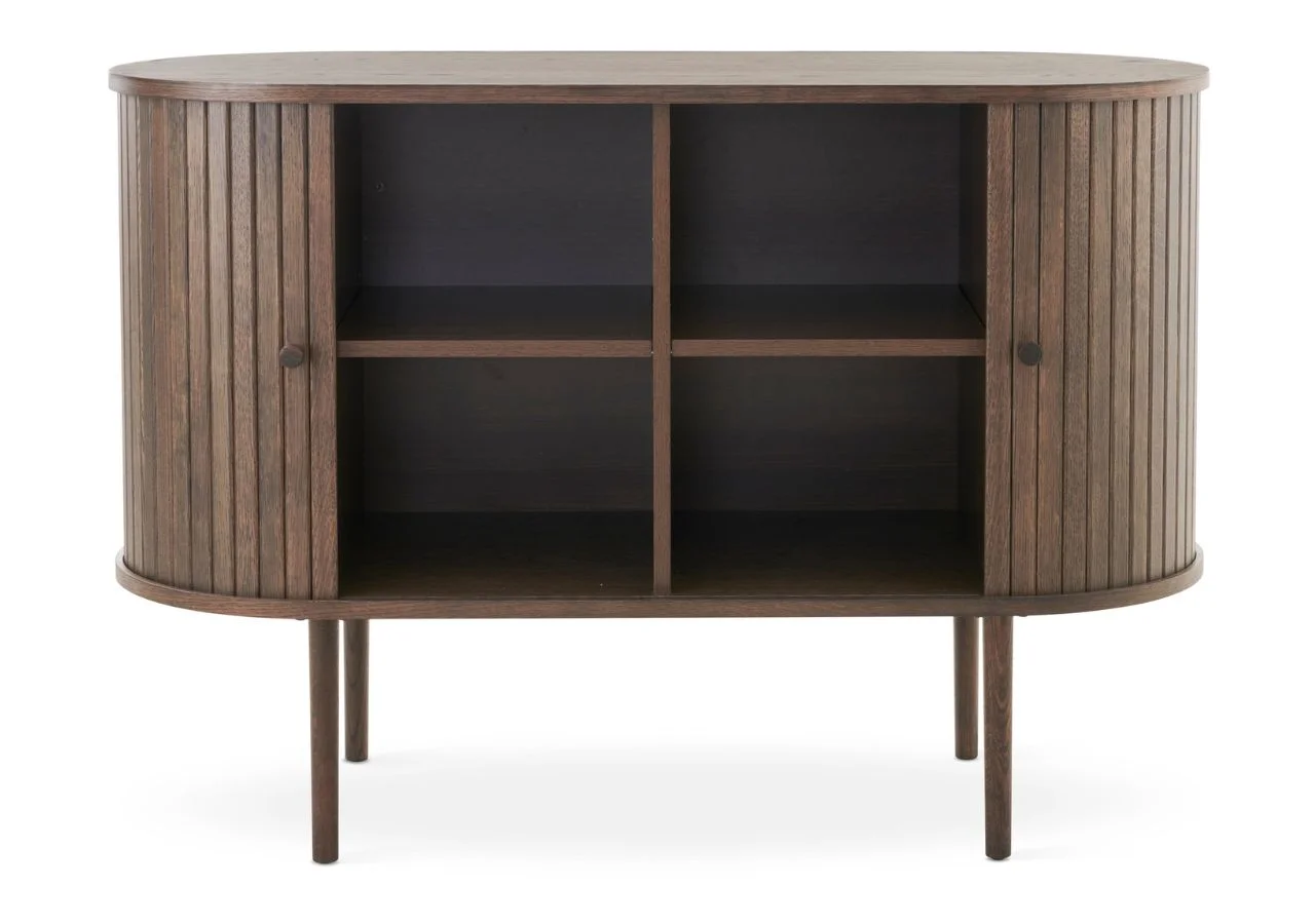 SLIDE Sideboard 110, brunlackad ek