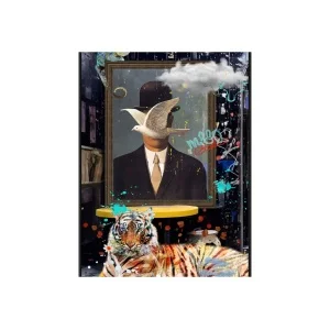 BILDE X-pigeon 80x120 highgloss, canvas