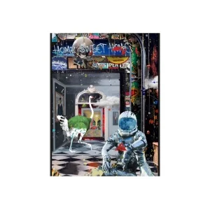 BILDE X-Space 80x120 highgloss, canvas