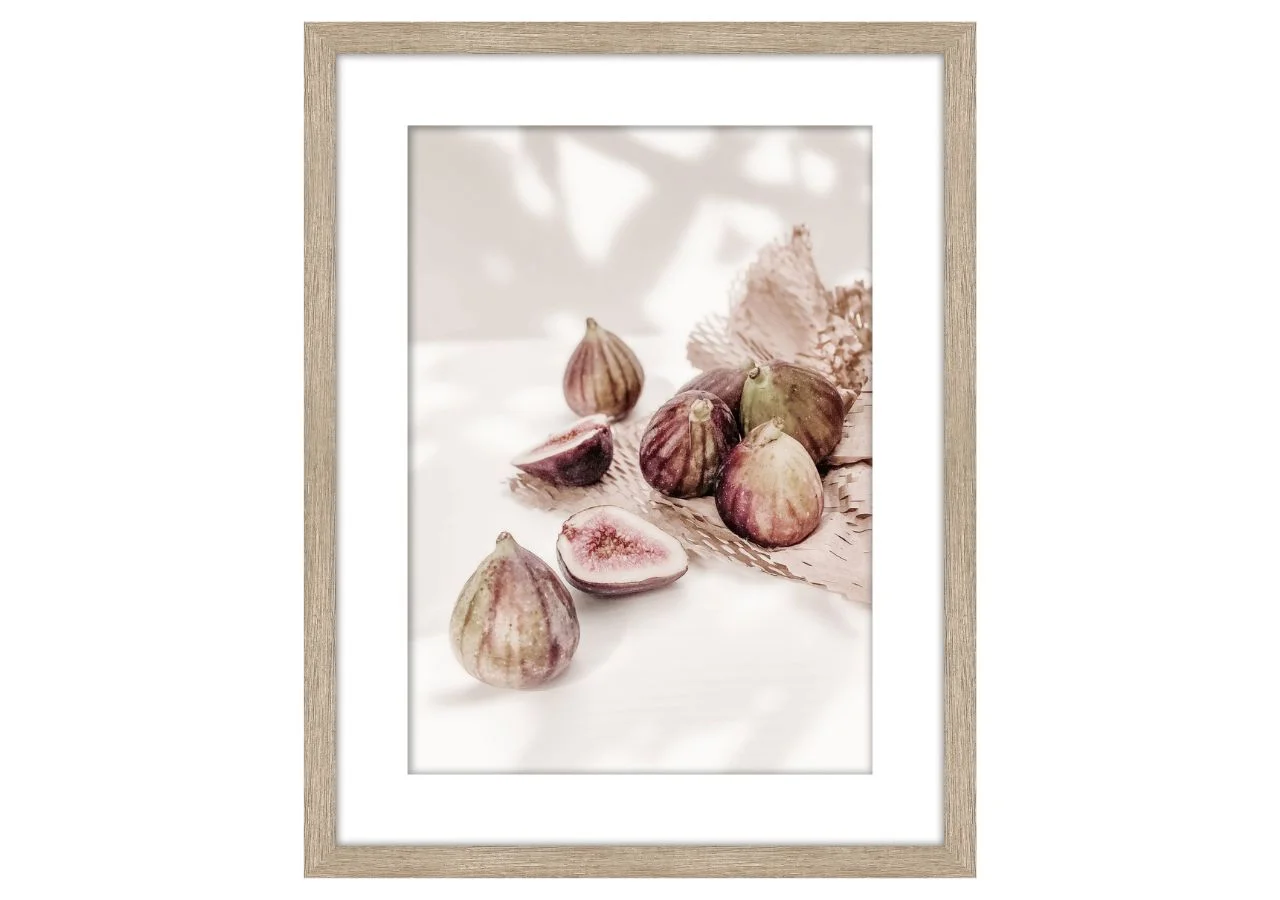 BILDE Fig 55x70 ,glas, ram