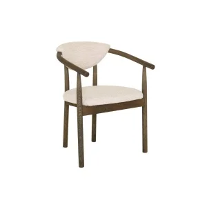 RYAN Matstol i bruoljad ek, beige boucle