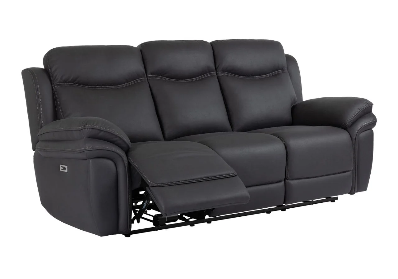 MANNE Reclinersoffa 3 sits, tyg, el