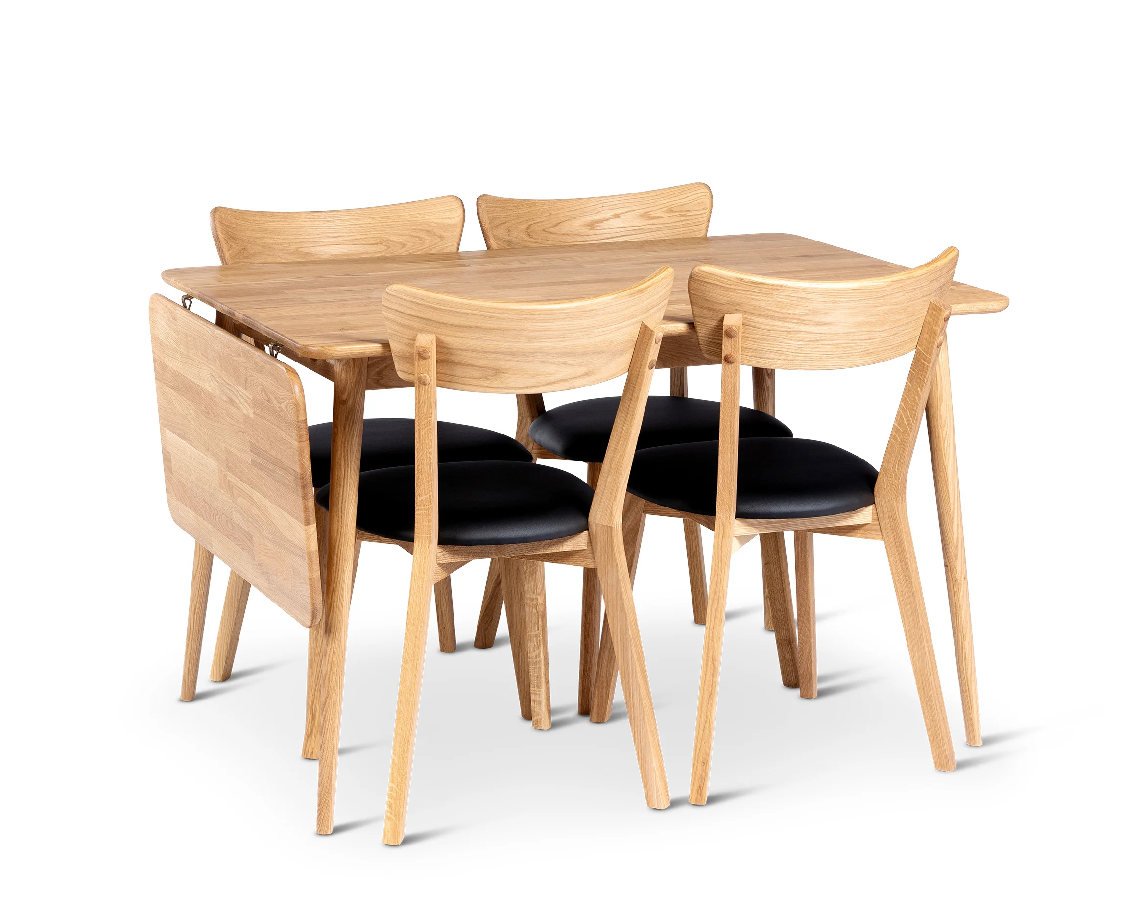 Alborg 120/160x80 med 4 st.Växjö stol.
