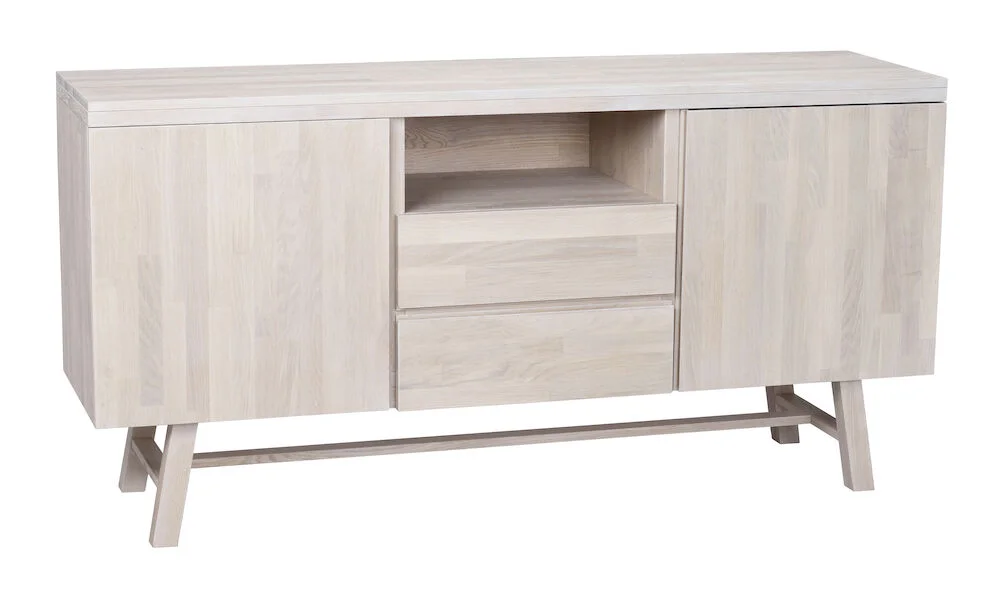 Brooklyn sideboard 160cm vitpigmenterad ek