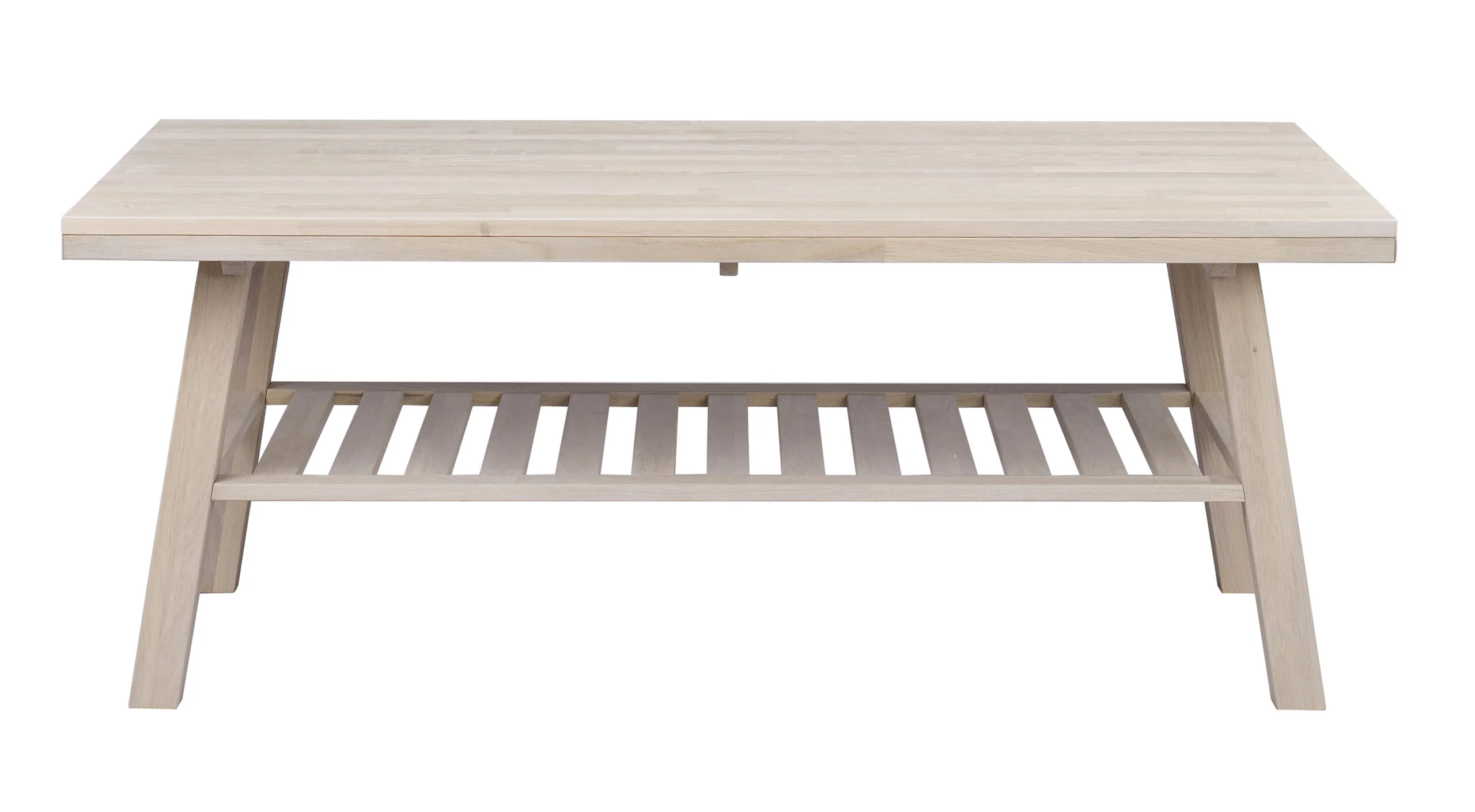 Brooklyn soffbord 130x75 vitpigmenterad ek