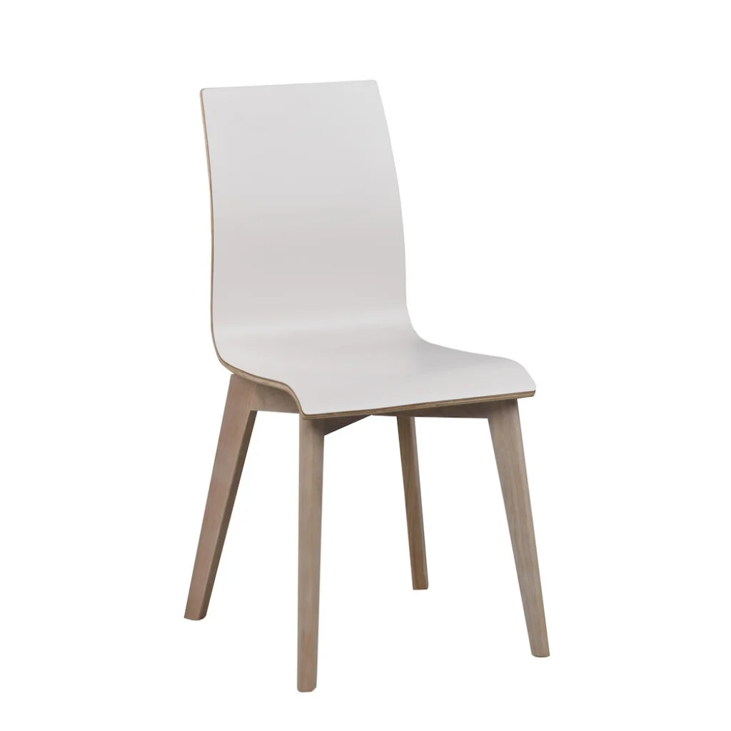 Gracy stol vit laminat/vitpigmenterad ek