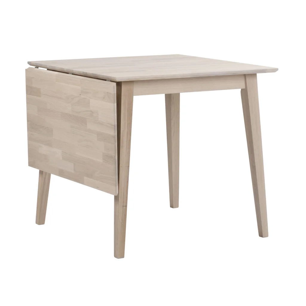 Filippa klaffbord 80+45 vitpigmenterad ek