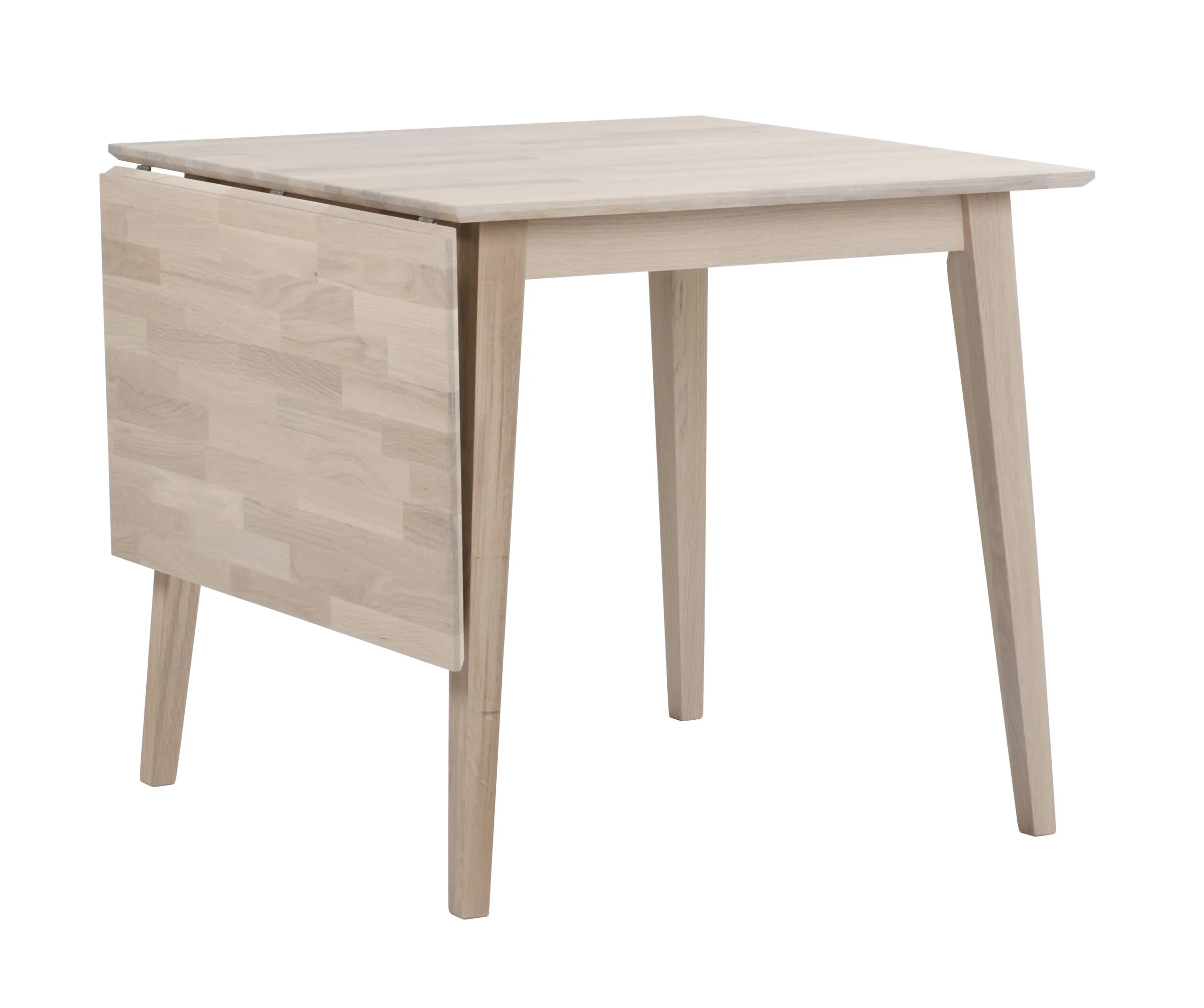 Filippa klaffbord 80+45 vitpigmenterad ek