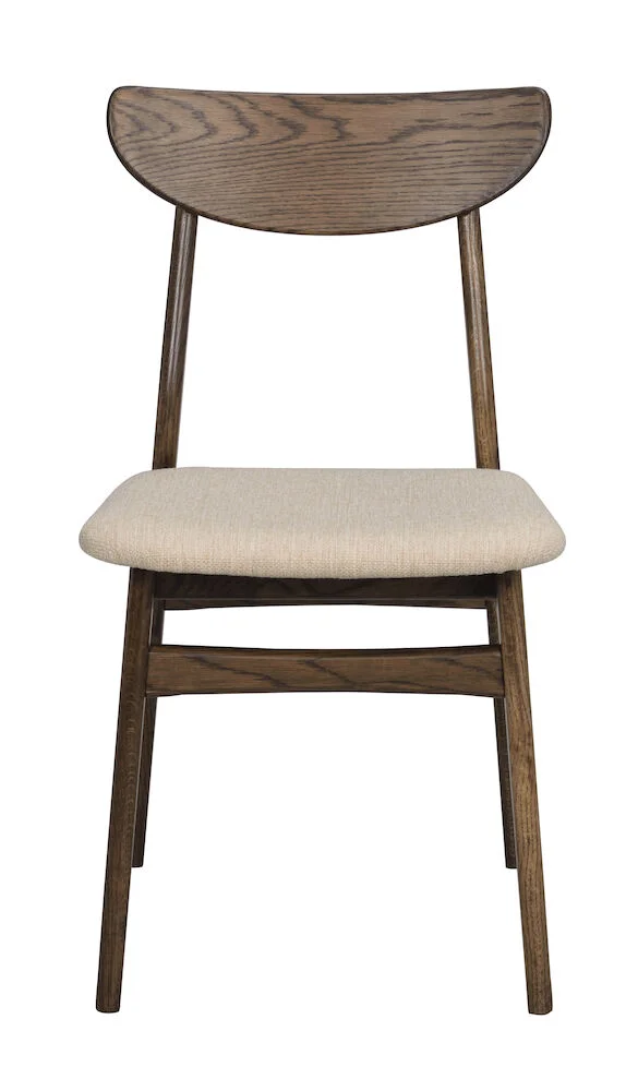 Rodham stol brun ek/beige