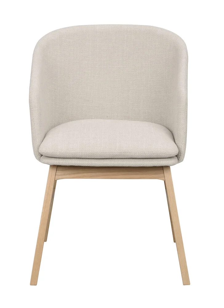 Windham karmstol beige tyg/ekben