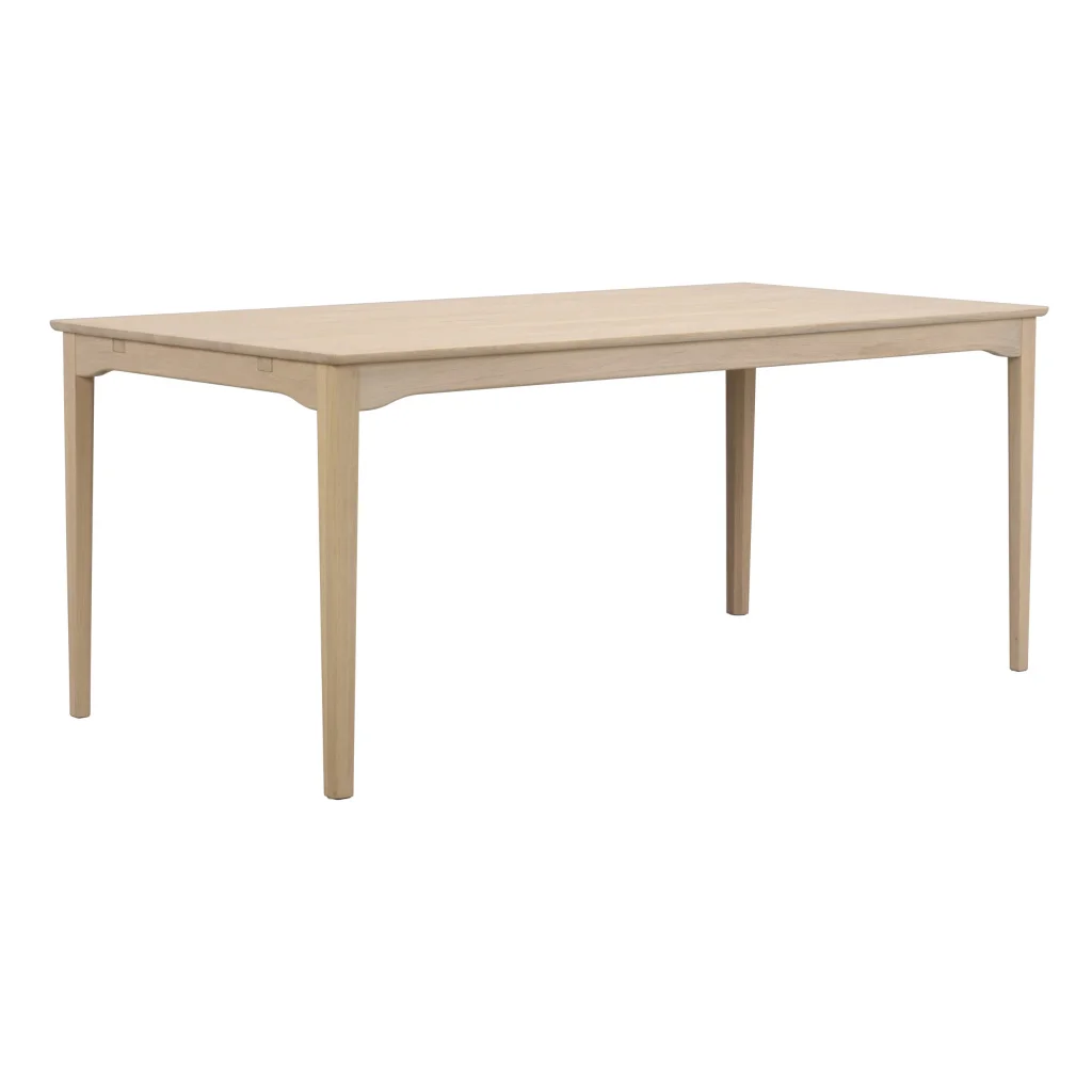 Markham matbord 180 vitpigmenterad ek